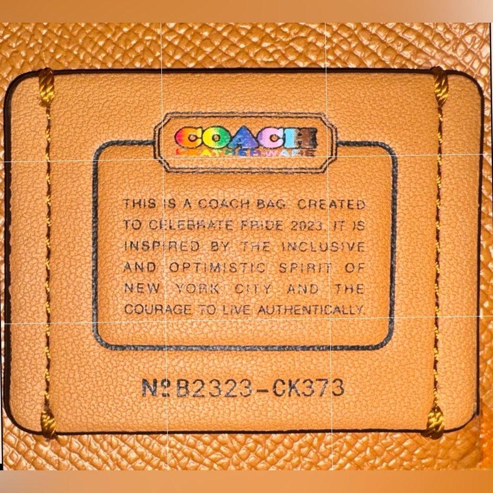 Coach Mollie Tote Rainbow Heart Print 2023 #CK373 - NWOT $378 - Picture 5 of 16
